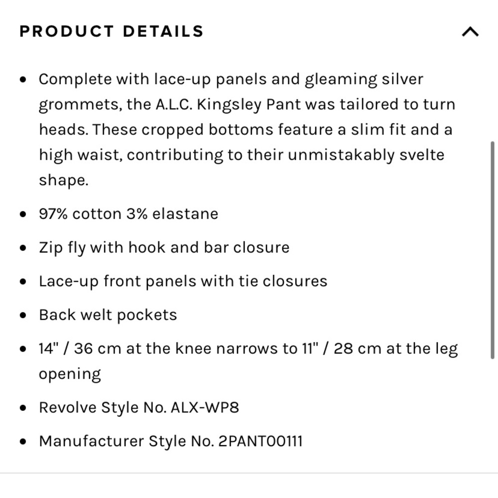 ALC Kingsley pants black - Picture 3 of 5